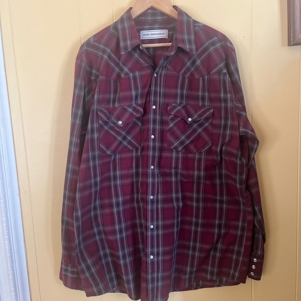 VINTAGE Bit and Bridle Western Pearl Snap Shirt!